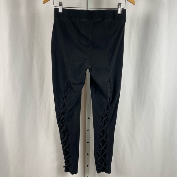 Torrid Size 0 Large Ballet Balletcore Mesh Criss Cross Leggings Yoga Dance Gym - Picture 1 of 6